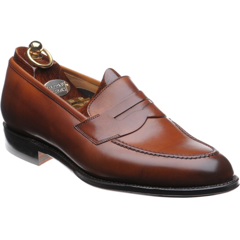 Herring shoes | Herring Classic | heath OLD loafers in Tan Calf at ...