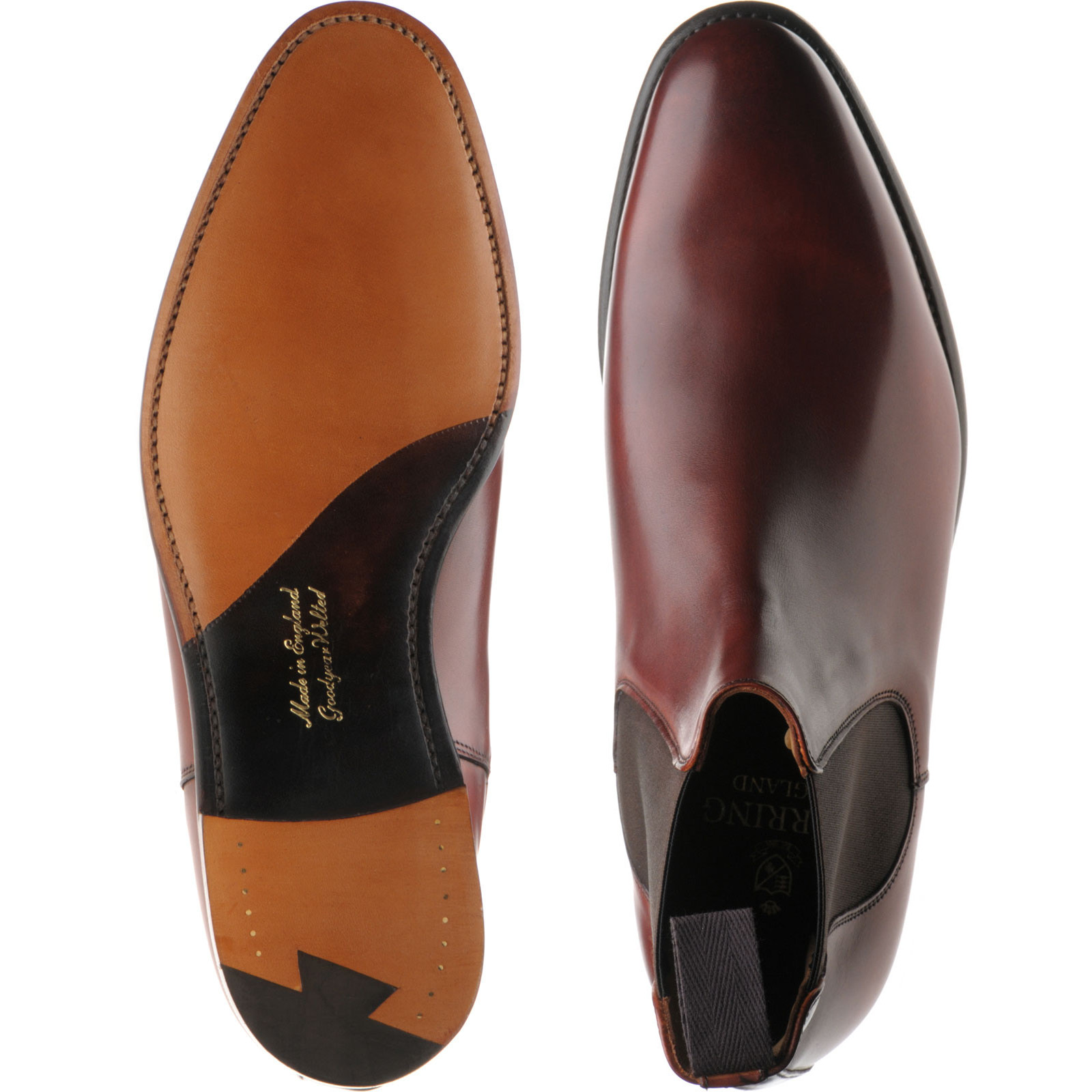 Herring shoes | Herring Premier | Wilson Chelsea boots in Dark Leaf ...