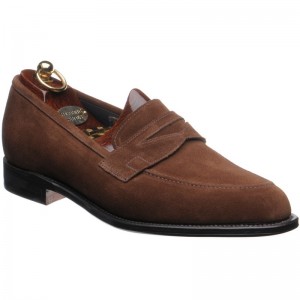 Herring shoes | Herring Classic | Charlton loafers in Brown Suede at ...