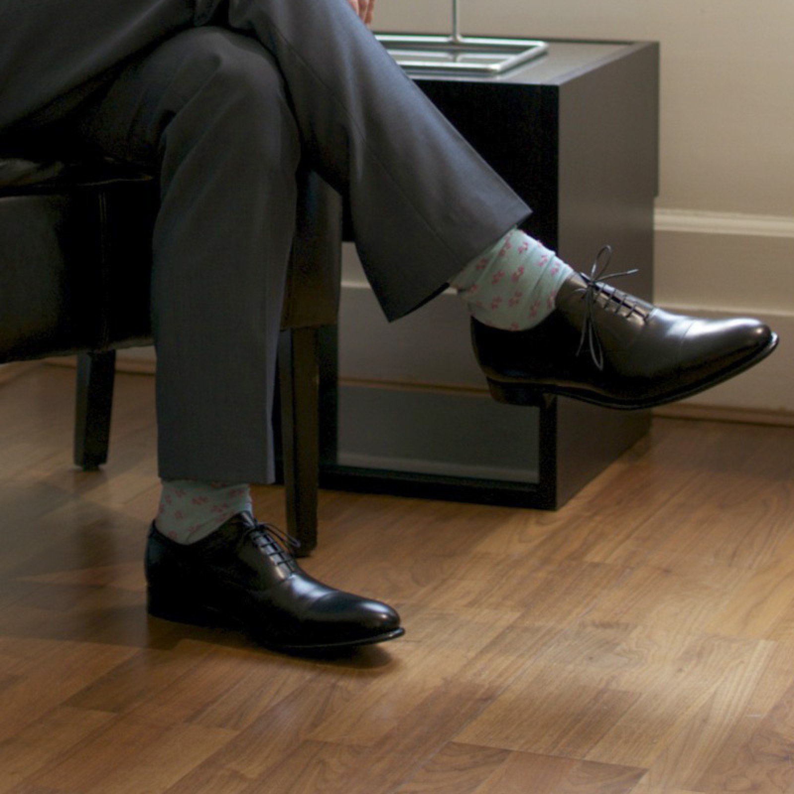 Herring shoes Herring Classic Knightsbridge (Oxford) in Black Calf
