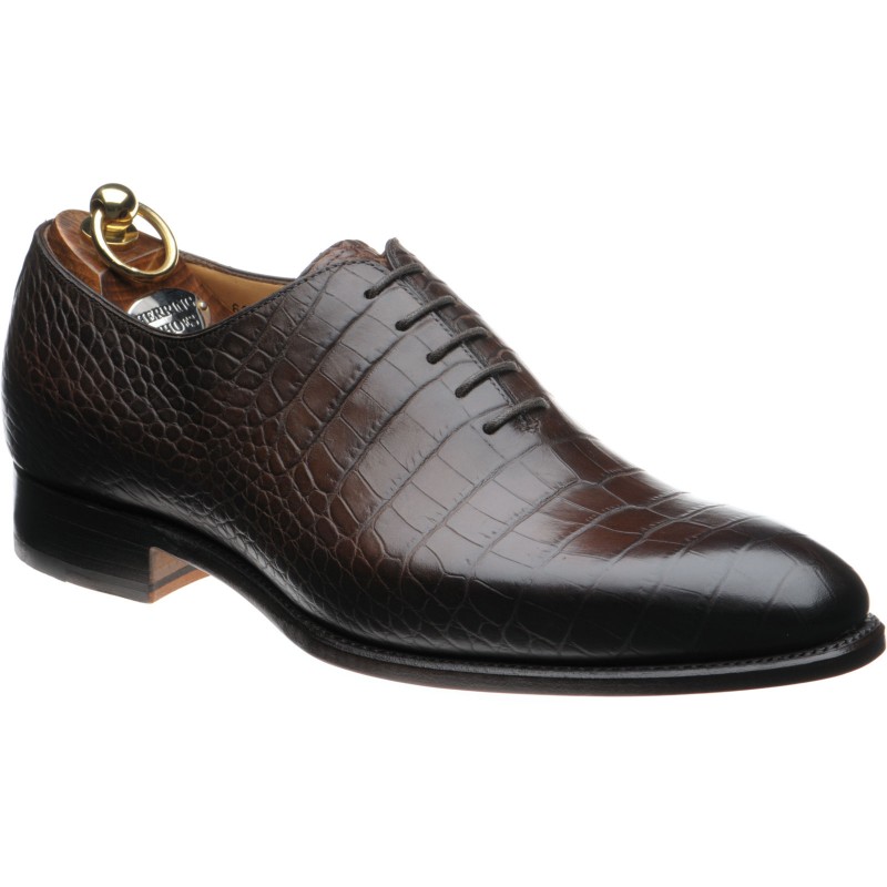 Herring shoes | Herring Classic | Chaucer in Brown Croc at Herring Shoes