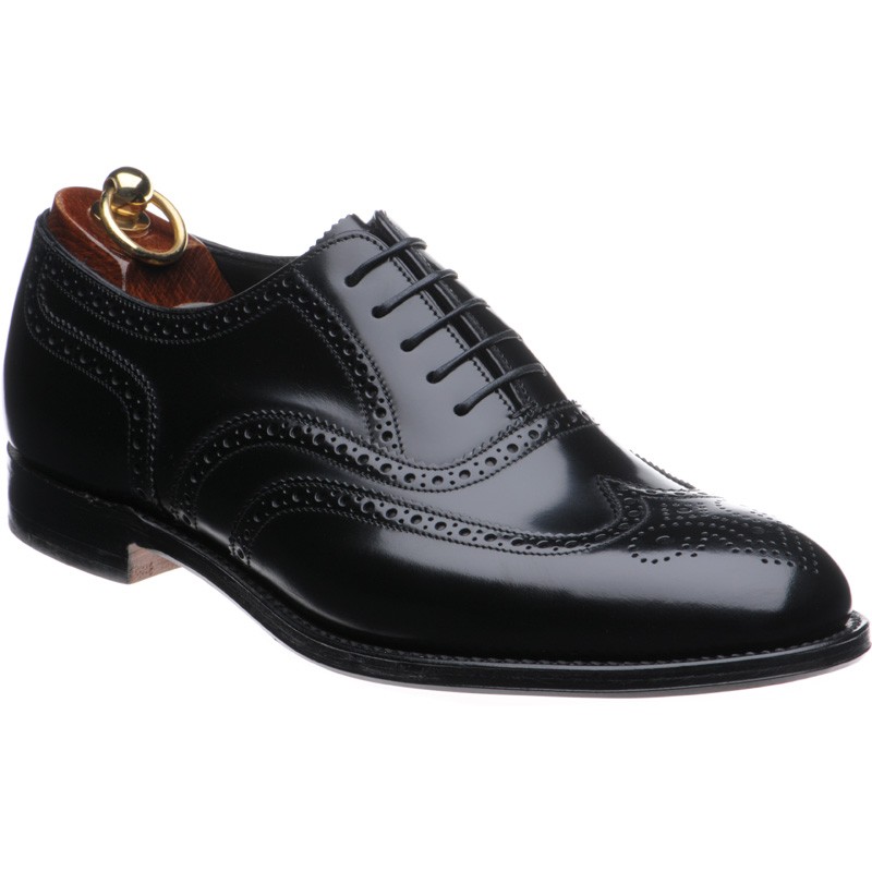 Herring shoes | Herring Sale | Richmond brogues in Black Polished at ...