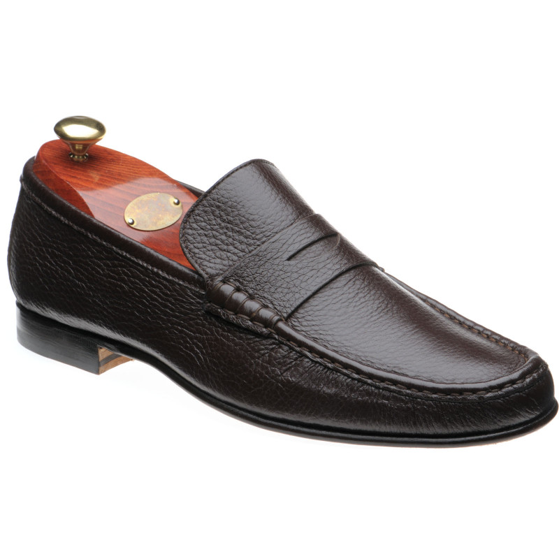 Stemar shoes | Stemar Sale | Sorrento in Dark Brown Deerskin at Herring ...