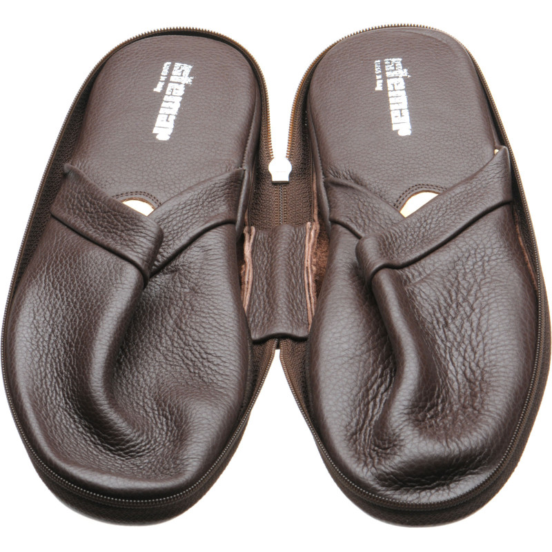 leather travel slippers
