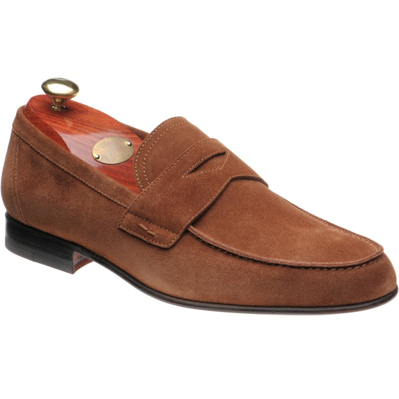Stemar shoes | Stemar | Malta loafers in Rust Suede at Herring Shoes