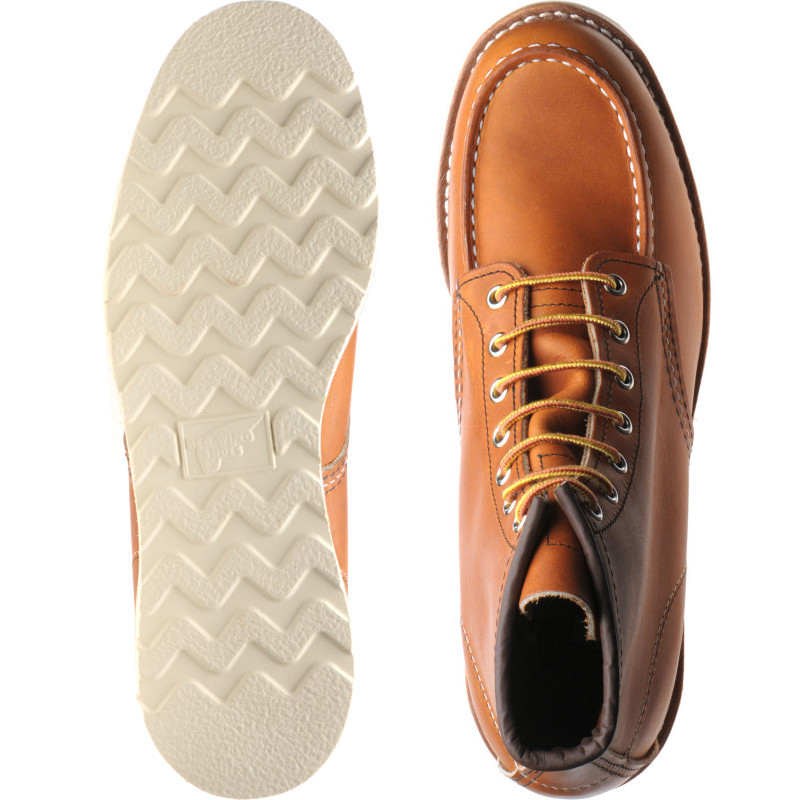 Red Wing shoes Red Wing Heritage 6 Inch Classic Moc in Oro Legacy Leather at Herring Shoes