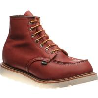 red wing 6-inch classic moc in russet taos irish setter