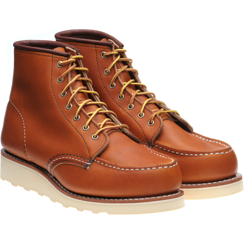 Red Wing Ladies 6 Inch Classic Moc In Oro Legacy Leather 1 