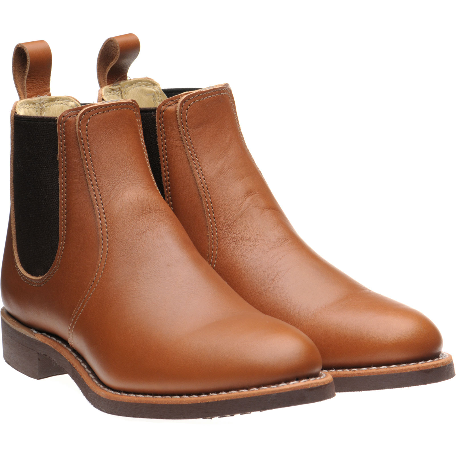ladies leather soled chelsea boots