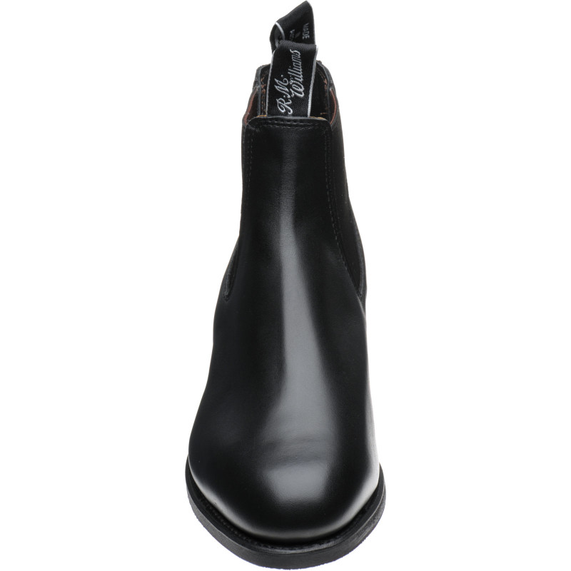 RM Williams shoes RM Williams Classic Comfort Turnout in Black Calf at Herring Shoes