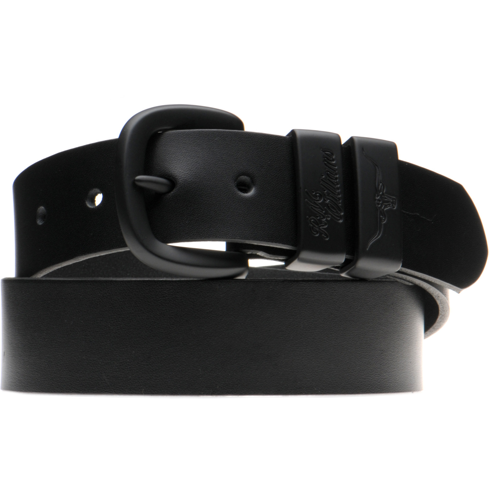 RM Williams shoes RM Williams Accessories Drover Belt in Black at Herring Shoes