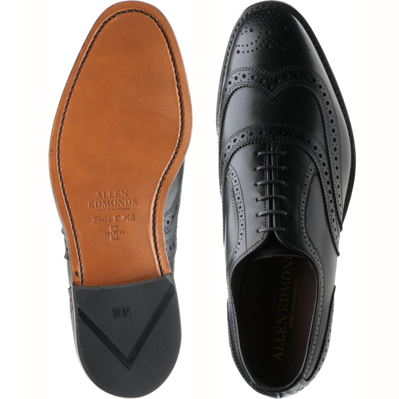 Allen Edmonds shoes | Allen Edmonds Sale | McAllister brogues in Black ...