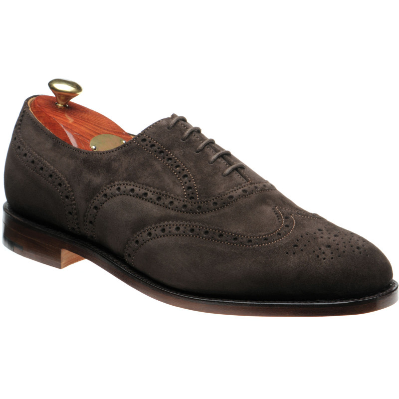 NPS shoes | NPS Sale | Churchill in Chocolate Suede at Herring Shoes