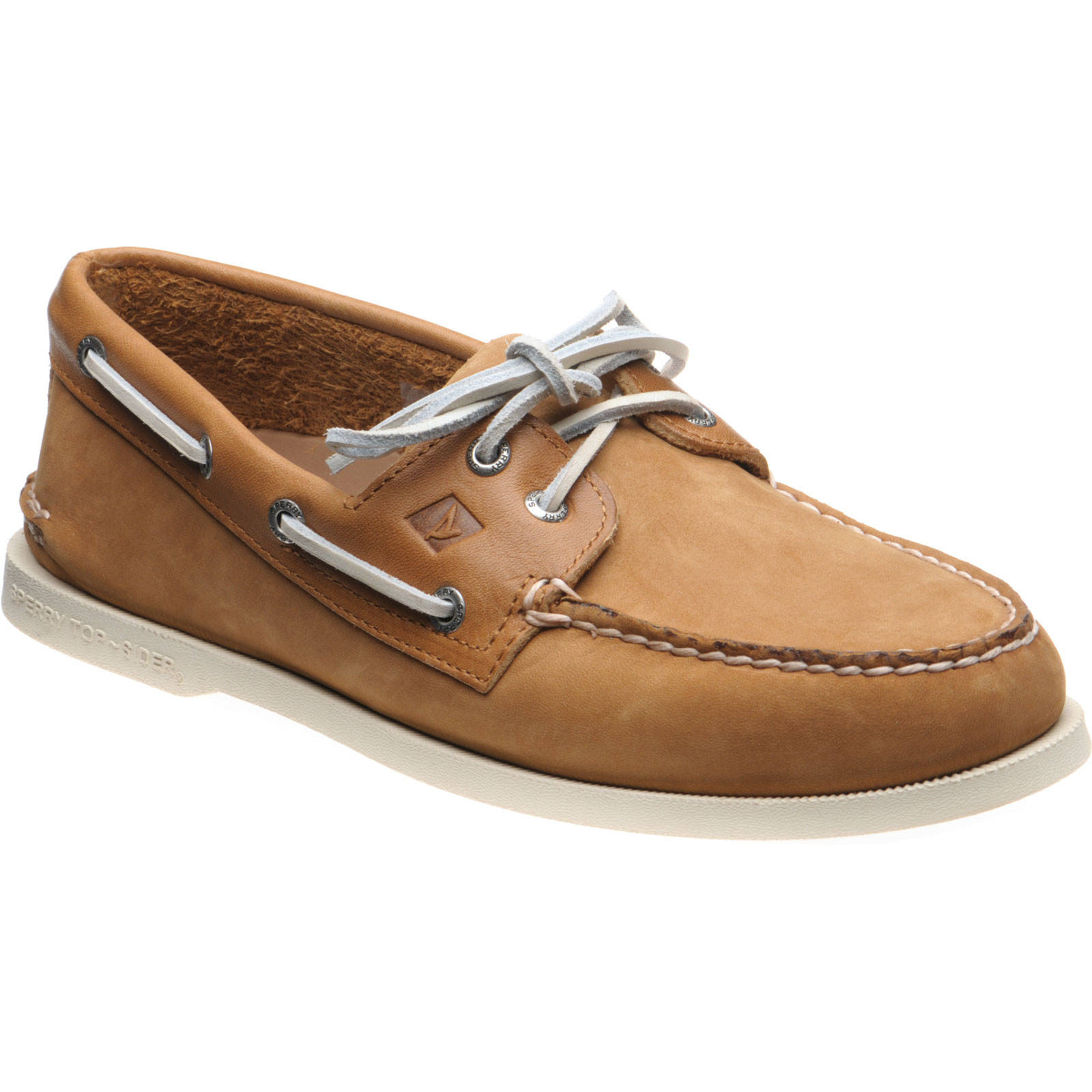 Sperry shoes | Sperry Shoes | A/O Tumbled rubber-soled Derby shoes in ...