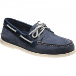 Sperry A/O Tumbled rubber-soled Derby shoes