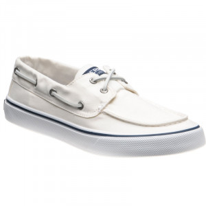 Sperry shoes Sperry Sale Bahama II rubber soled Derby shoes in White at Herring Shoes