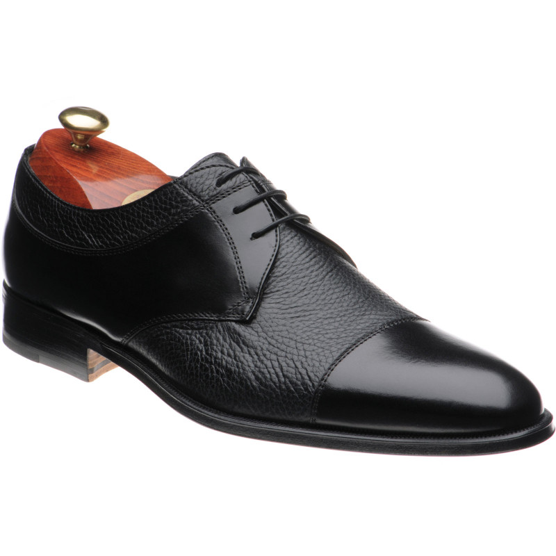 Moreschi shoes | Moreschi | Cuneo in Black Calf and Deerskin at Herring  Shoes