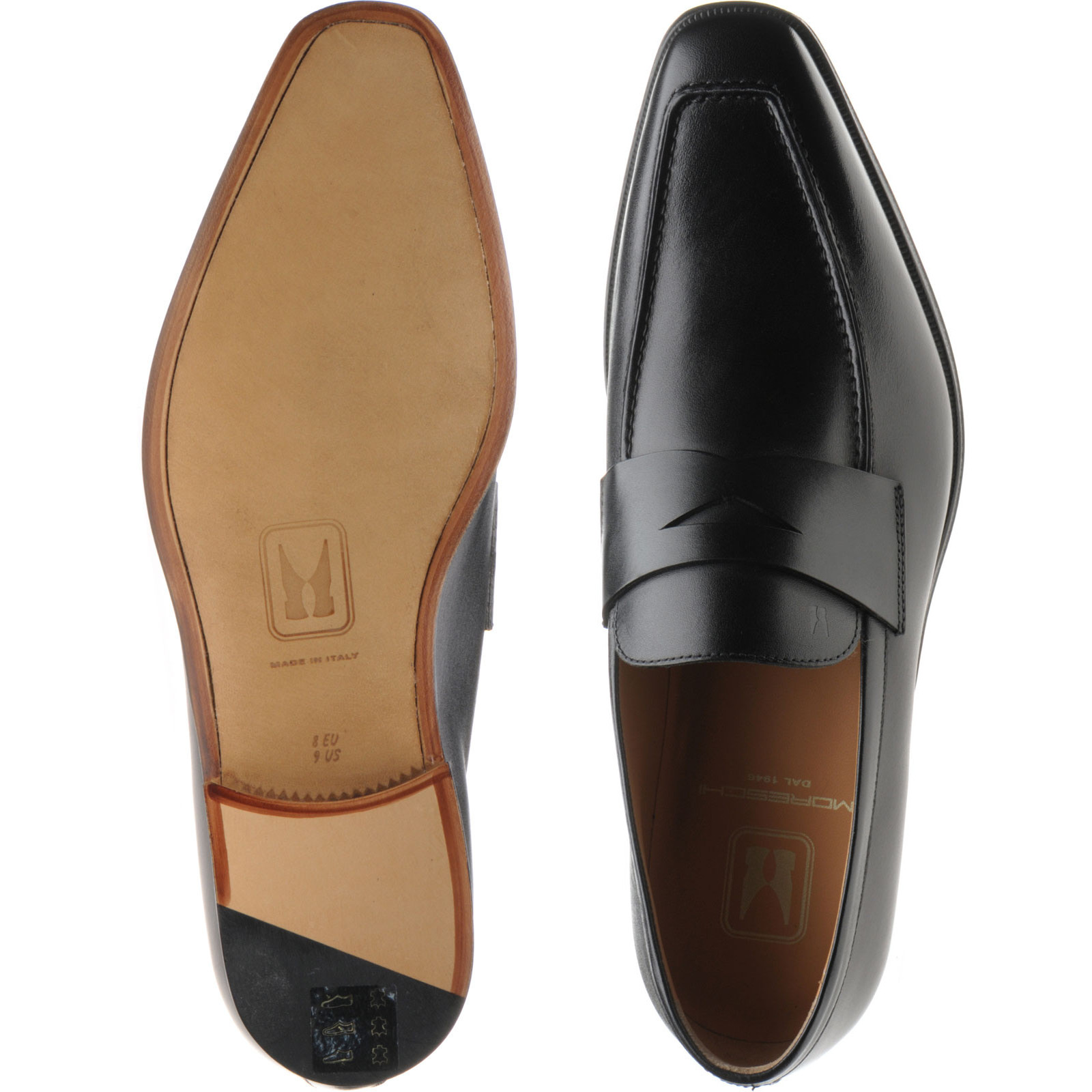 Moreschi shoes Moreschi Sofia in Black Calf at Herring Shoes