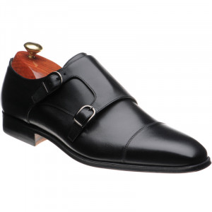 Moreschi Mosca monk shoes in Black Calf
