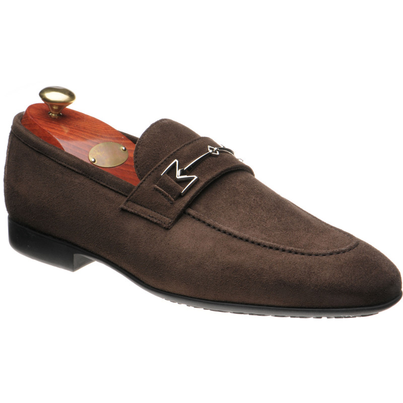Moreschi shoes | Moreschi Sale | Peach rubber-soled loafers in Brown ...