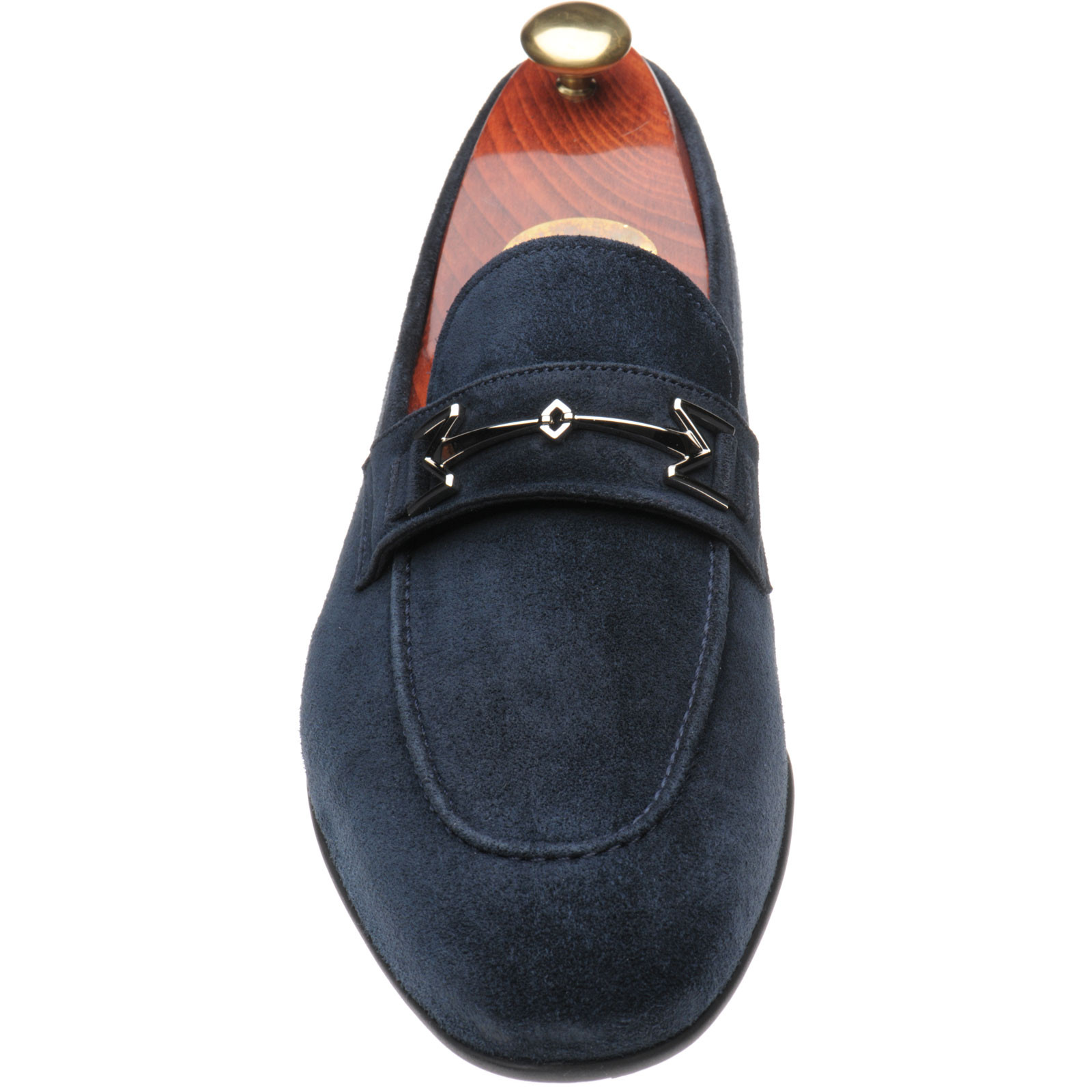 Moreschi shoes | Moreschi Sale | Peach rubber-soled loafers in Navy ...