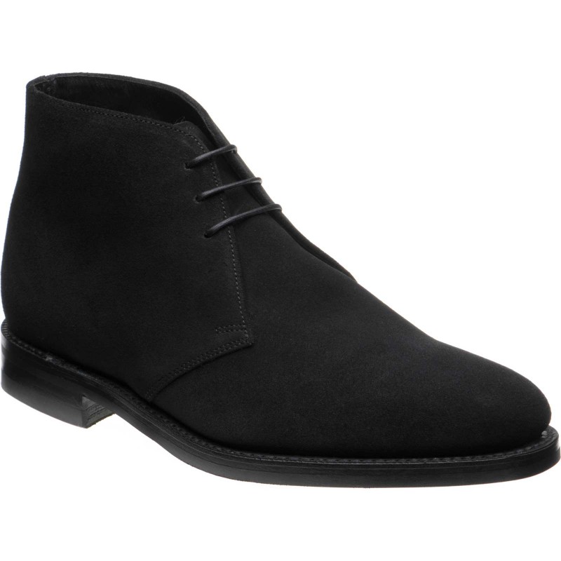 Loake shoes | Loake 1880 | Pimlico in Black Suede at Herring Shoes