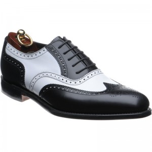 black and white church shoes