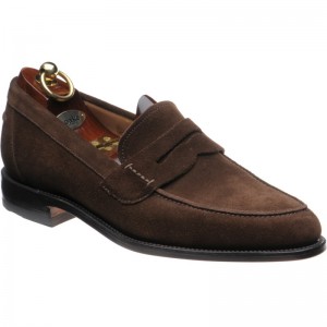 Loake shoes | Loake Professional | 256 loafers in Brown Suede at ...
