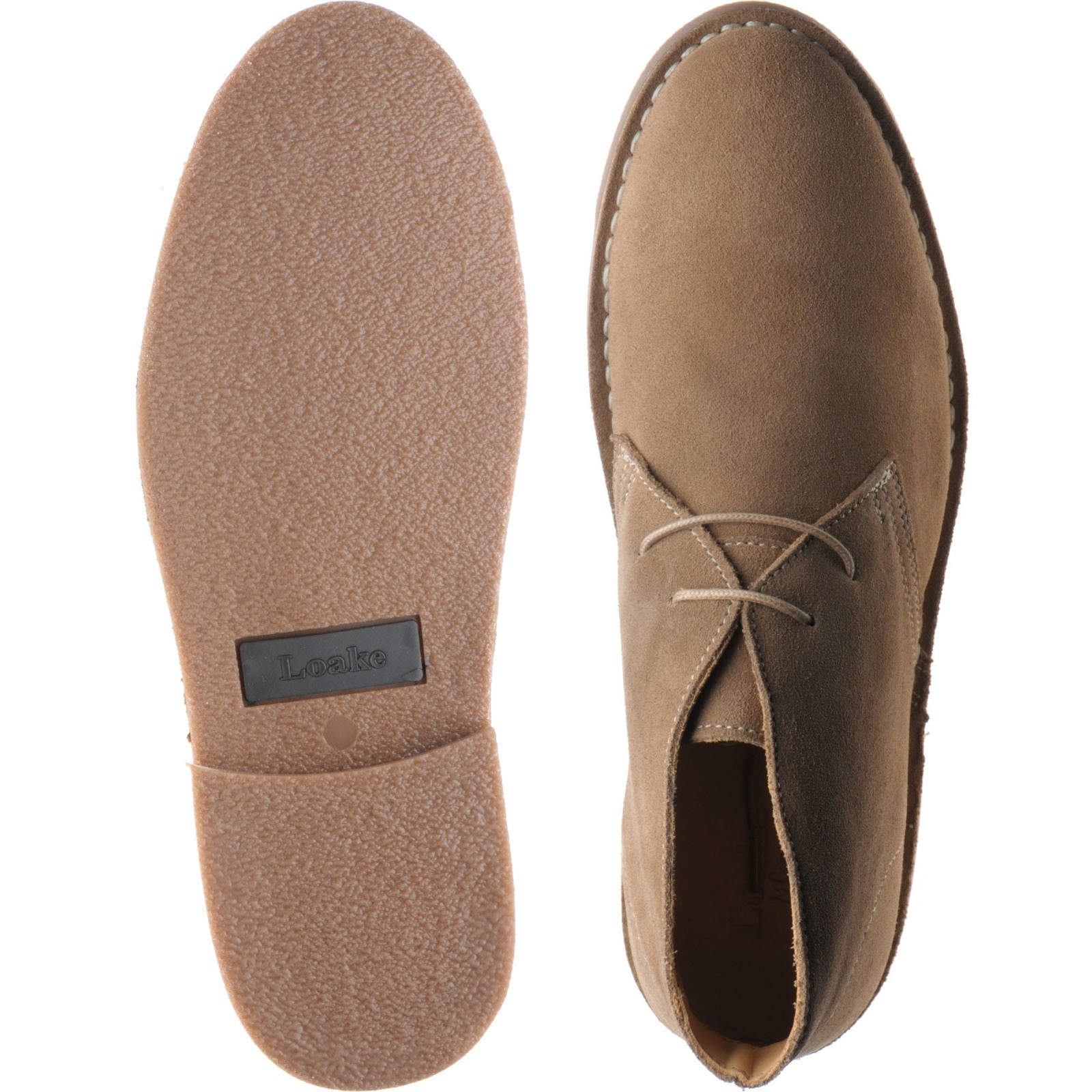 Loake shoes | Loake Lifestyle | Sahara rubber-soled Chukka boots in Tan ...