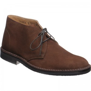 Loake Sahara in Brown Suede