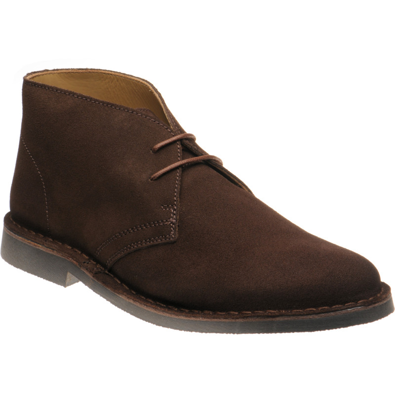 Loake Sahara rubber-soled Chukka boots