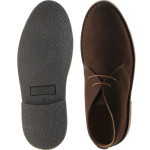 Loake Sahara rubber-soled Chukka boots