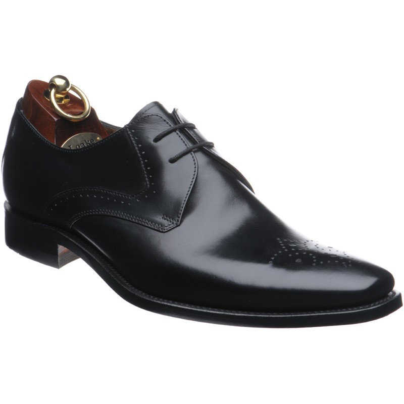 Loake shoes Loake Design Powers in Black Calf at Herring Shoes