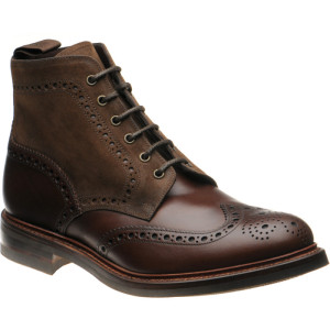 Bedale in Chestnut Calf and Suede