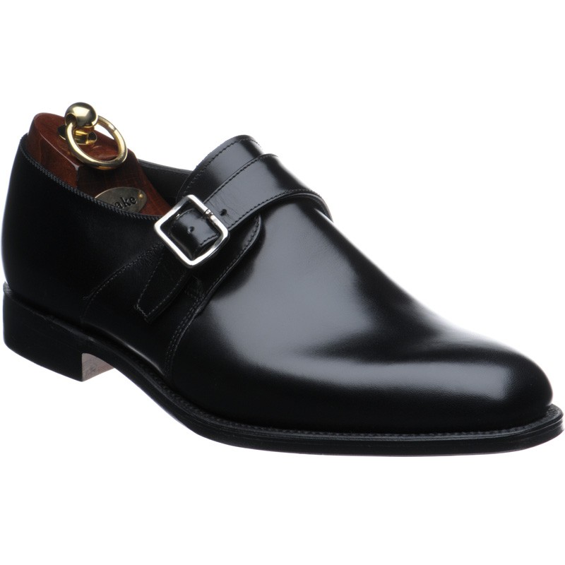 Loake shoes | Loake 1880 | Islington monk shoes in Black at Herring Shoes