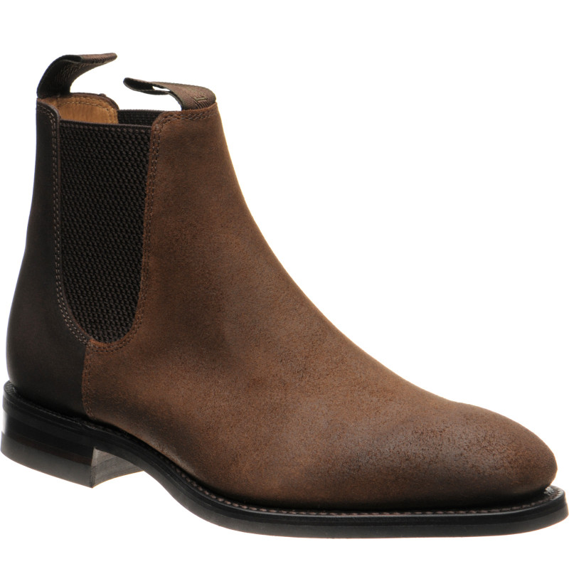 Loake chester rubber sole sale deals