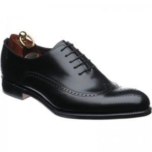 Loake shoes | Loake 1880 Classic | Beaufort brogues in Black Calf at ...