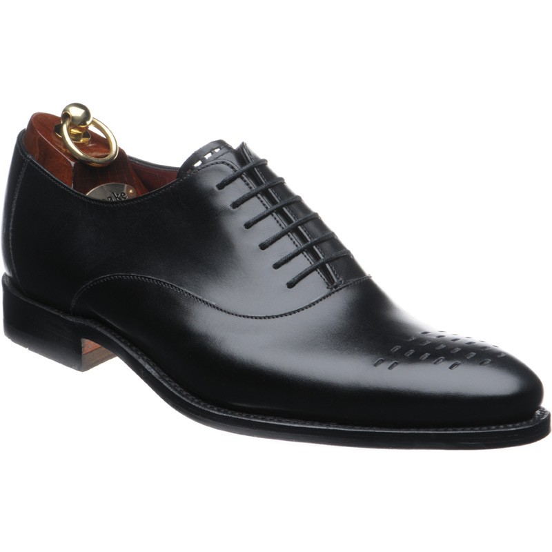 Loake shoes | Loake Design | Monro rubber-soled brogues in Black Calf ...