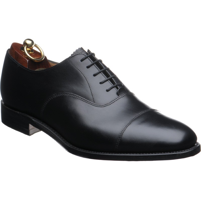 Loake shoes | Loake Comfort | Ayr rubber-soled in Black Calf at Herring ...
