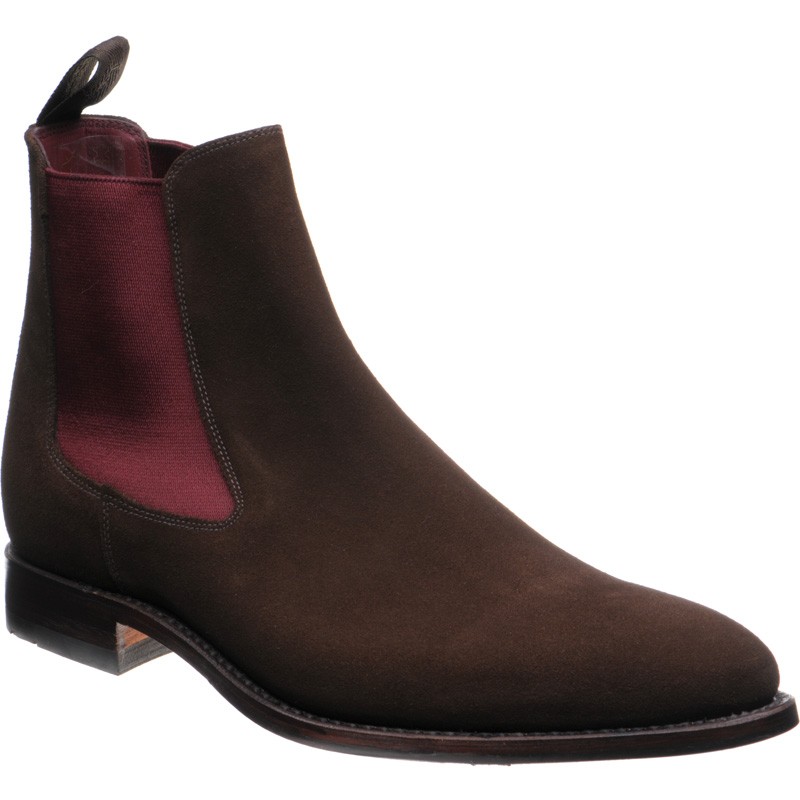 Loake shoes | Loake Design | Hutchinson rubber-soled Chelsea boots in ...