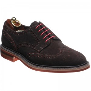 Loake Leamington in Brown Suede