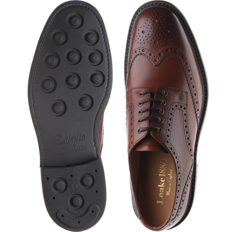 Loake shoes | Loake 1880 | Chester (Rubber) rubber-soled brogues in ...