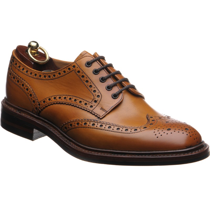 Loake shoes Loake Sale Chester Rubber in Tan Calf at Herring Shoes