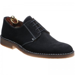 Loake Mojave in Navy Suede