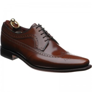 Loake Clint in Brown Polished