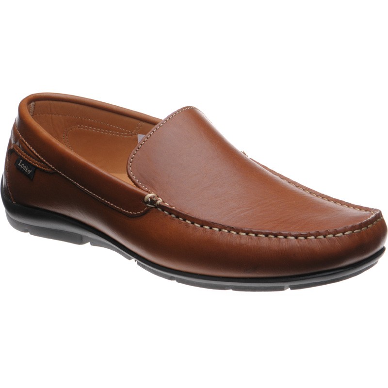 Loake shoes | Loake Lifestyle | Button in Tan Calf at Herring Shoes