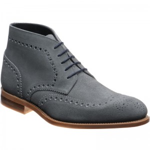 Loake Rogers in Grey Suede