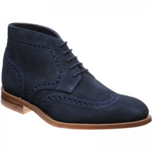 Loake Rogers in Navy Suede
