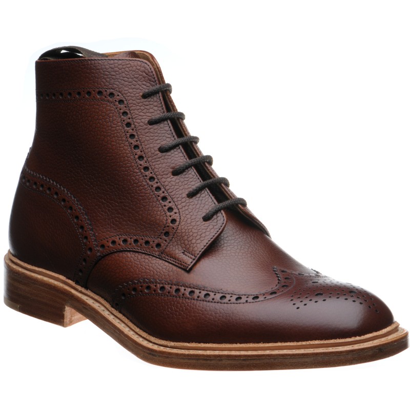 Loake shoes | Loake 1880 Classic | Naseby in Oxblood Grain at Herring Shoes