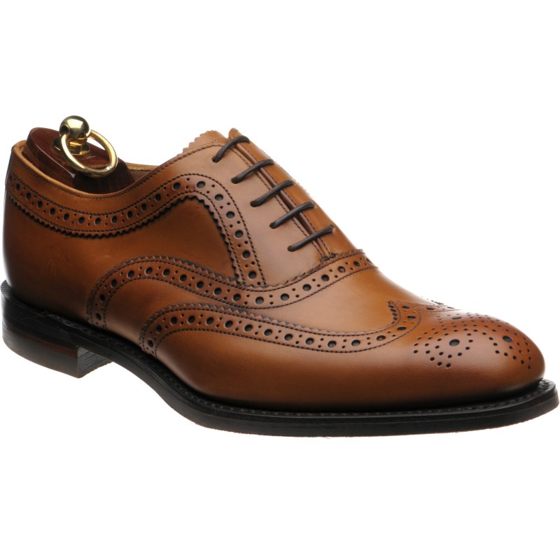 Bovey rubber-soled brogues in Tan Calf 